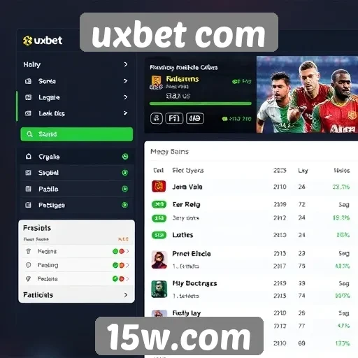Interface e experiência do usuário no site uxbet